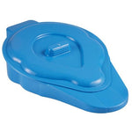Bedpan Blue with Lid